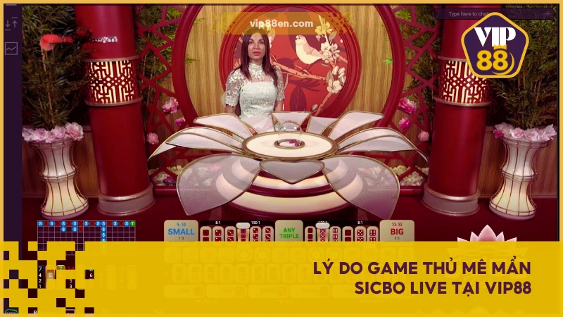 Sicbo Live VIP88- Giải Trí Hiện Đại, Phát Sóng Trực Tiếp 5 Lý do game thủ mê mẩn Sicbo Live tại VIP88